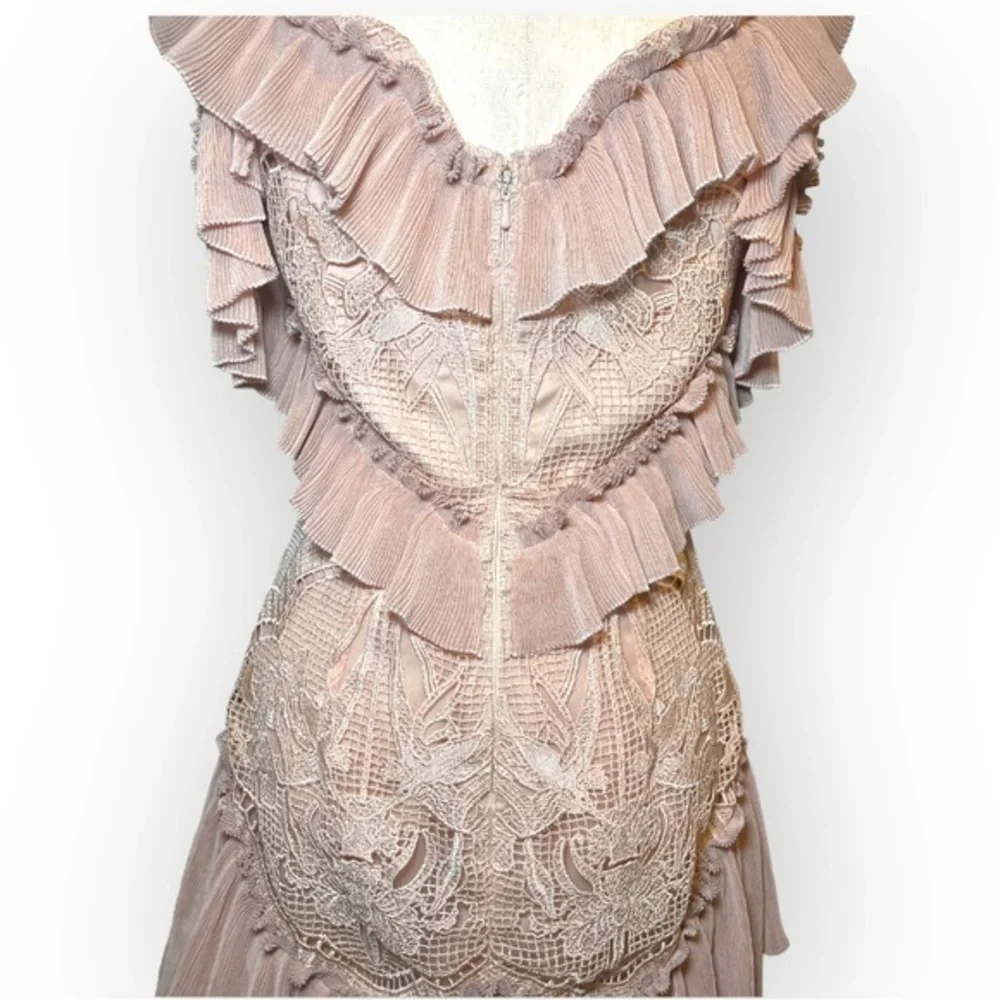 ❌SOLD❌ALICE MCCALL LOVEBIRDS DRESS ROSE PINK SIZE 6 - Picture 11 of 17